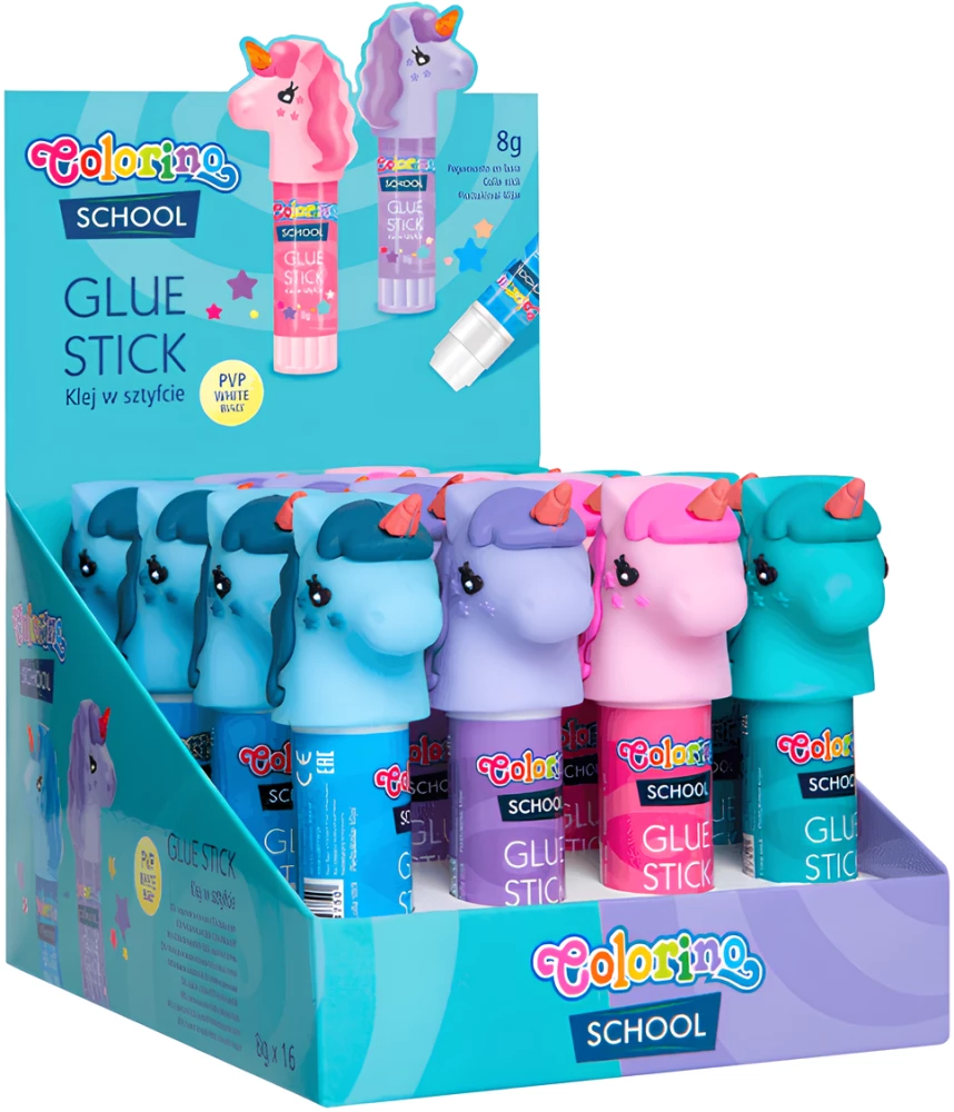 Glue stick - Unicorn, assorted