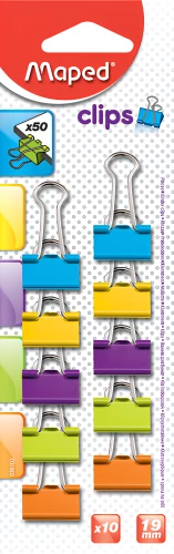 Papīra klipši, daudzkrāsaini