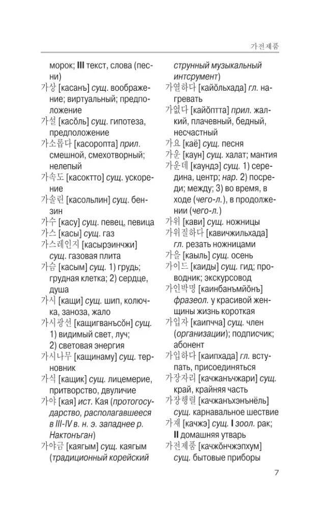 Korean-Russian Russian-Korean Dictionary with Pronunciation
