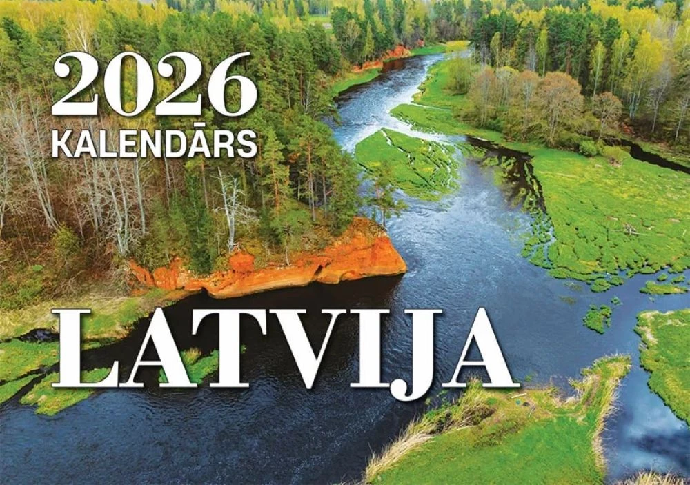 Календарь настенный на 2026 год - Латвия, А5