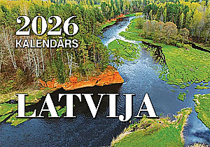 Календарь настенный на 2026 год - Латвия, А5