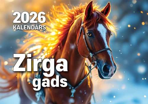 Настенный календарь на 2026 год - Год лошади, А5