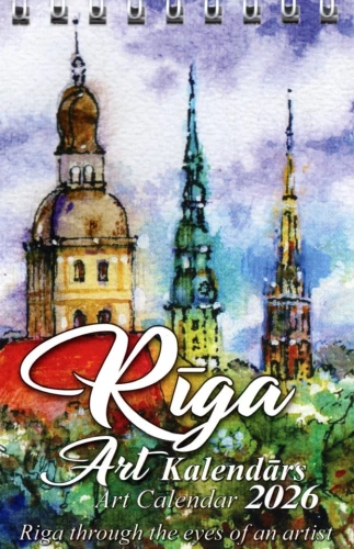 Настольный календарь на 2026 - Рига, А6
