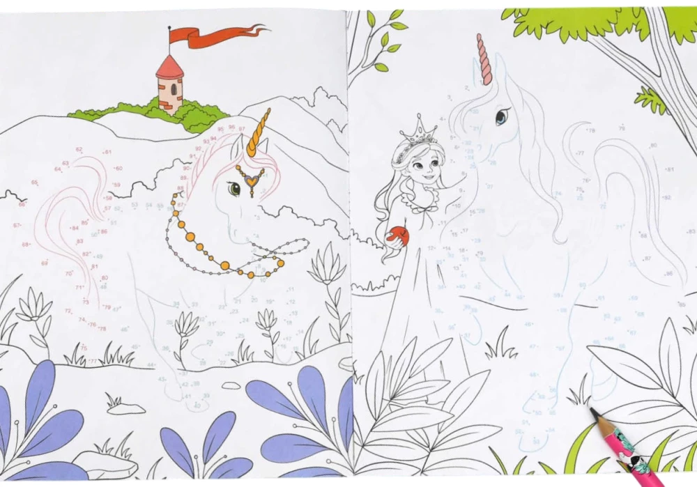 Värviraamat lastele - Unistuste ükssarved