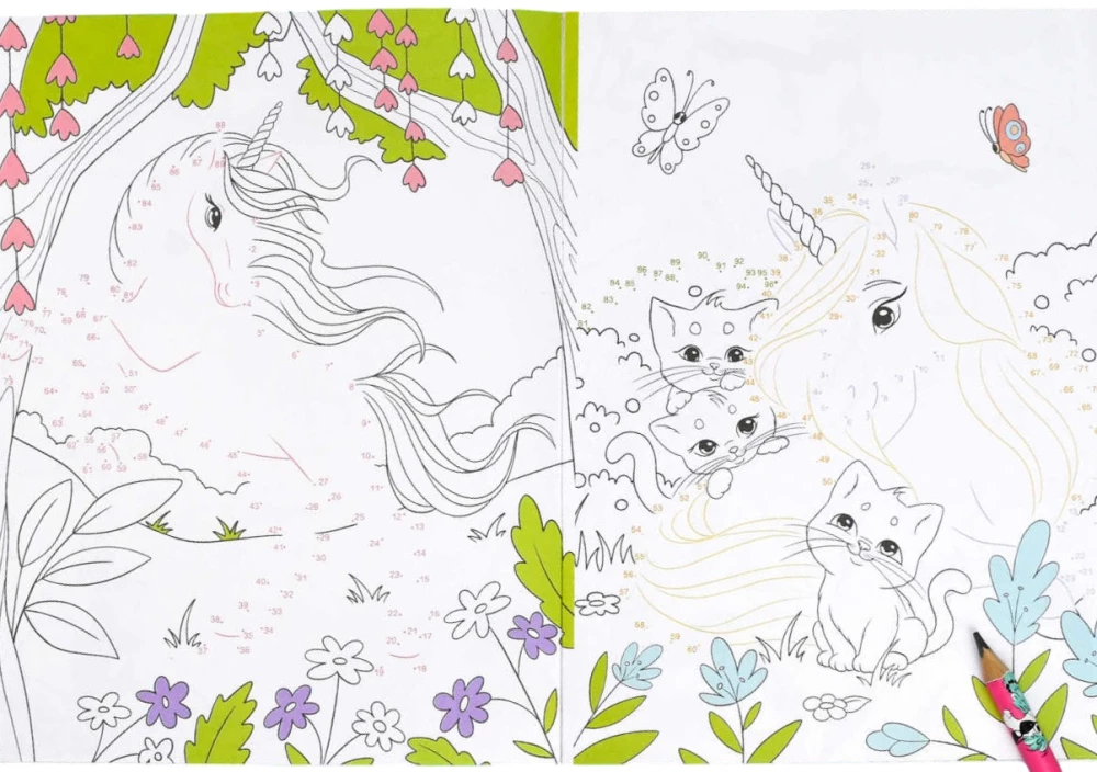 Värviraamat lastele - Unistuste ükssarved