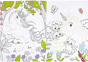 Värviraamat lastele - Unistuste ükssarved