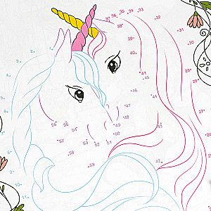 Värviraamat lastele - Unistuste ükssarved