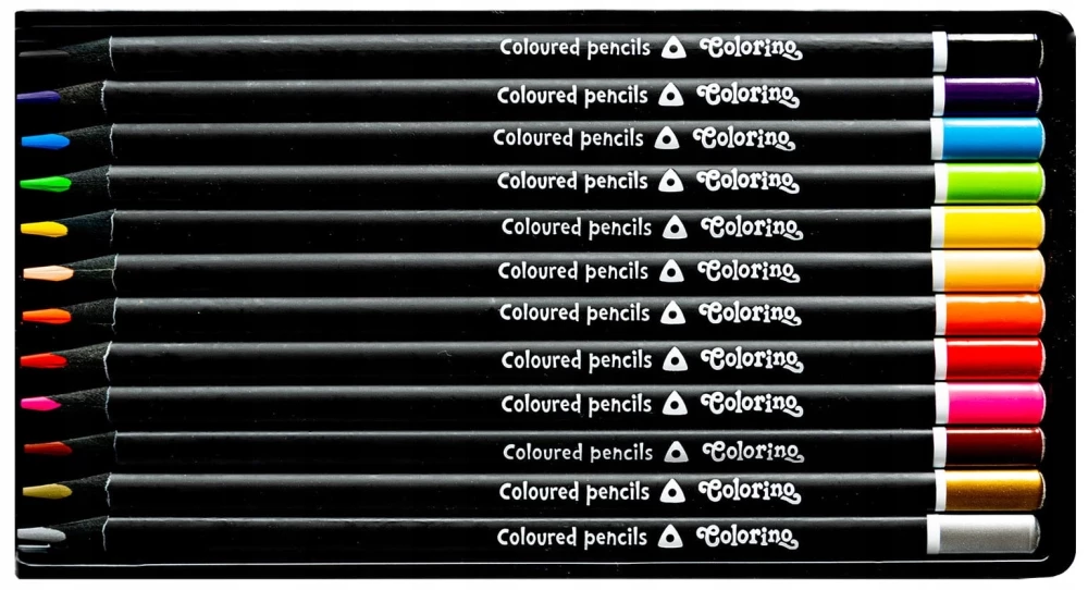 Kredki kolorowe z temperówką - Kids, 12 kolorów