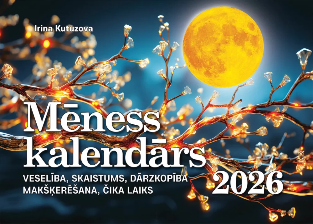 Wall Calendar for 2026 - Moon Calendar, A4