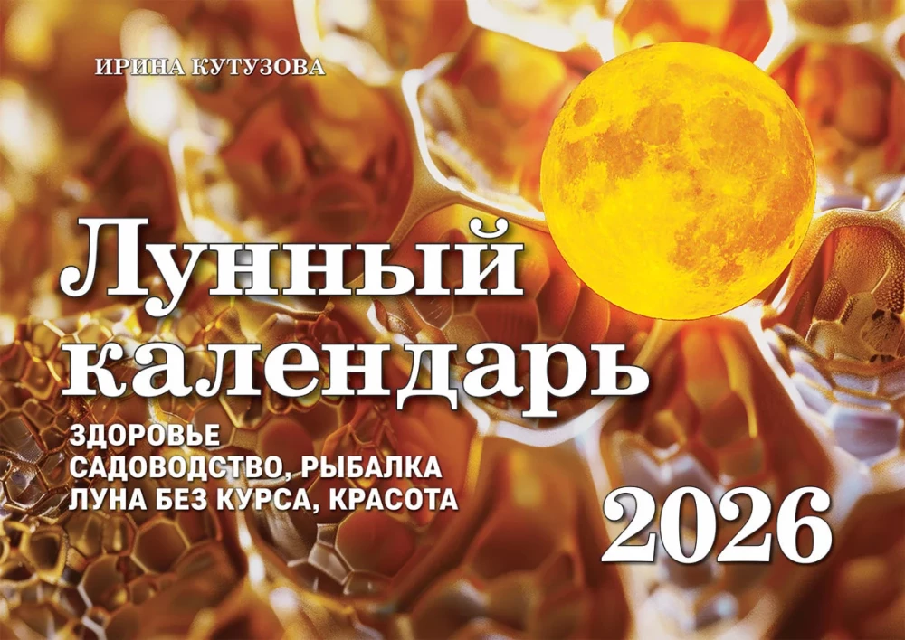 Wall Calendar for 2026 - Moon Calendar, A4