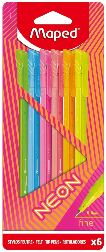 Marker - Neon, 6 Farben