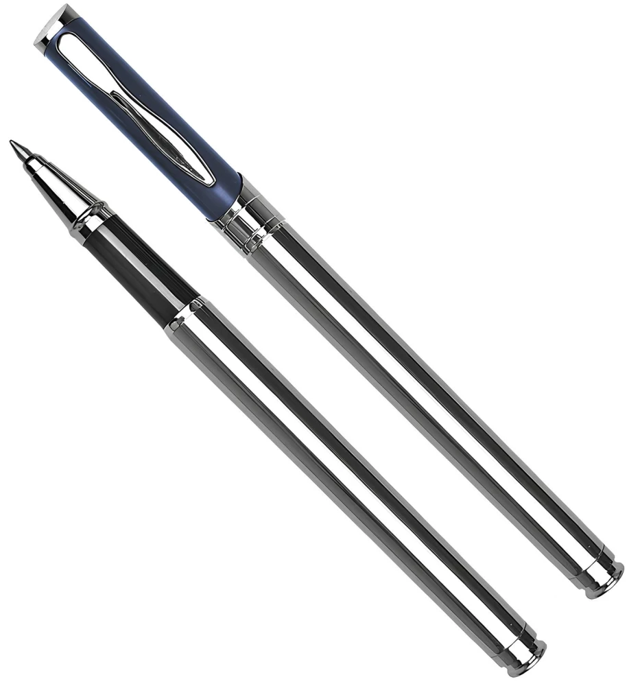 długopis kulkowy w opakowaniu prezentowym - Roller, niebieski