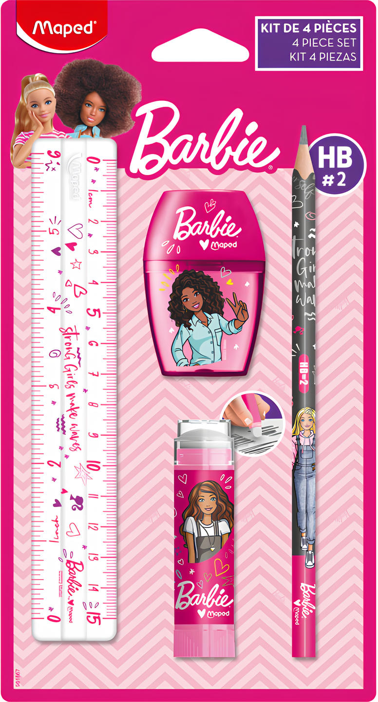 Schreibwaren-Set - Barbie