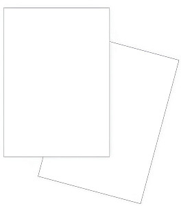 Pašlīmējošās etiķetes, baltas