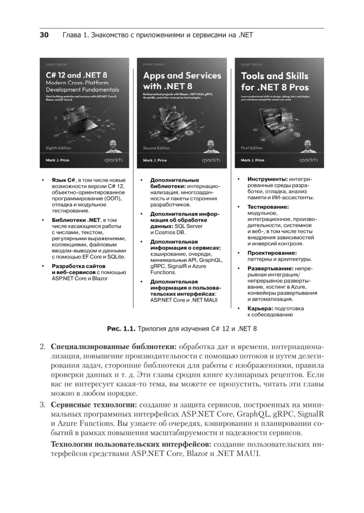 .NET 8: Applications and Services. Practical Project Creation Using Blazor, .NET MAUI, gRPC, GraphQL