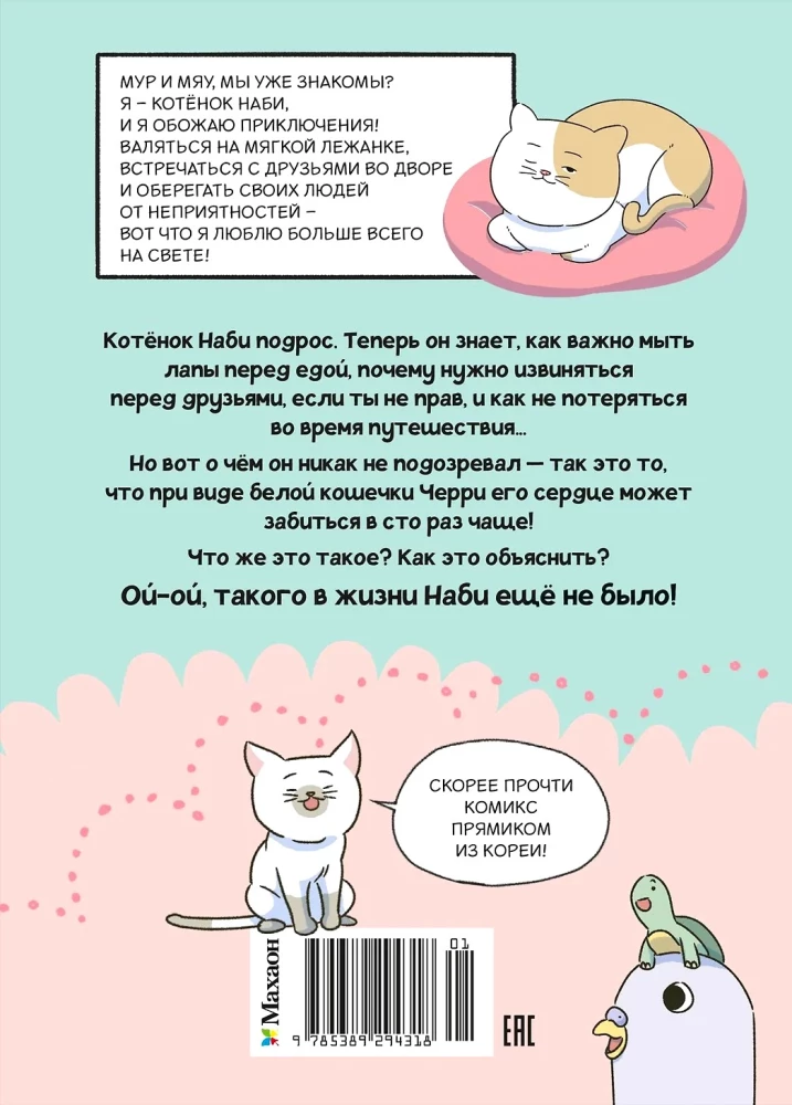 Котёнок Наби. Я умываю лапы!