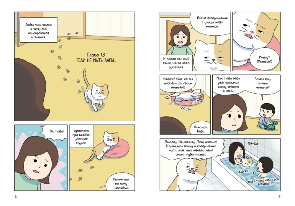 Котёнок Наби. Я умываю лапы!