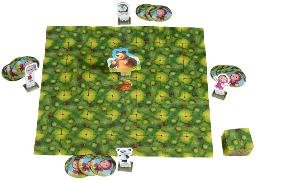 Gra planszowa - Masza i Niedźwiedź. Dzień dżemu