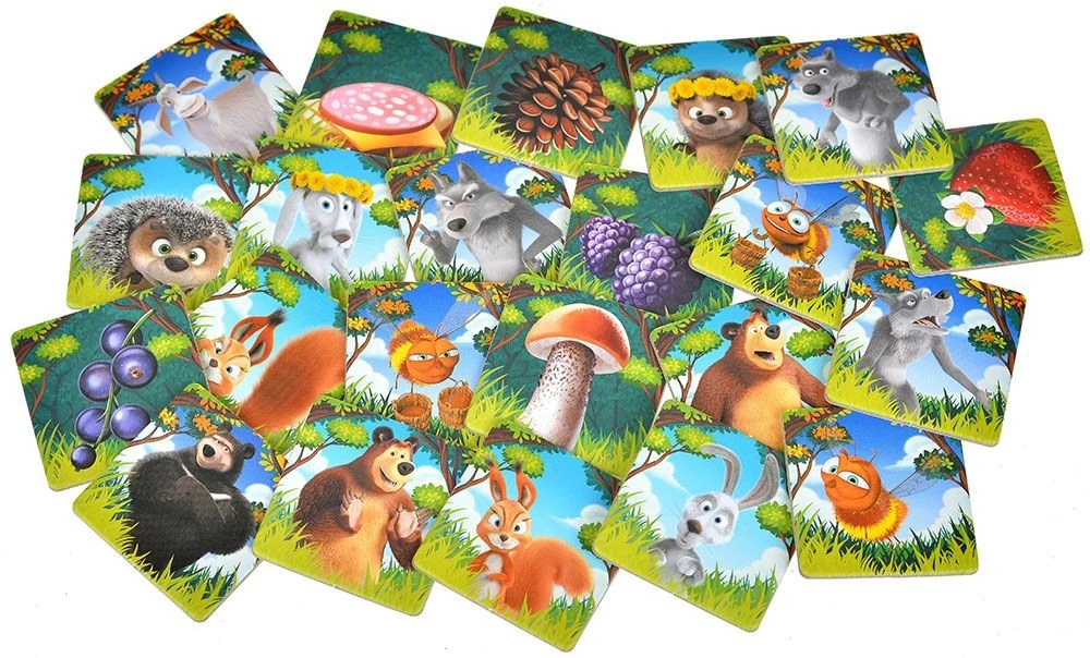 Gra planszowa - Masza i Niedźwiedź. Dzień dżemu