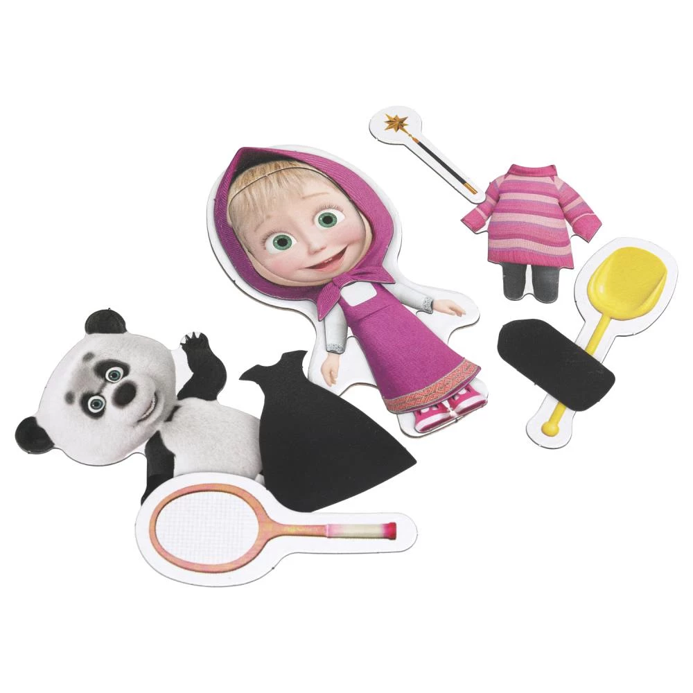 Маша и Медведь. Развивающая игра на магнитах