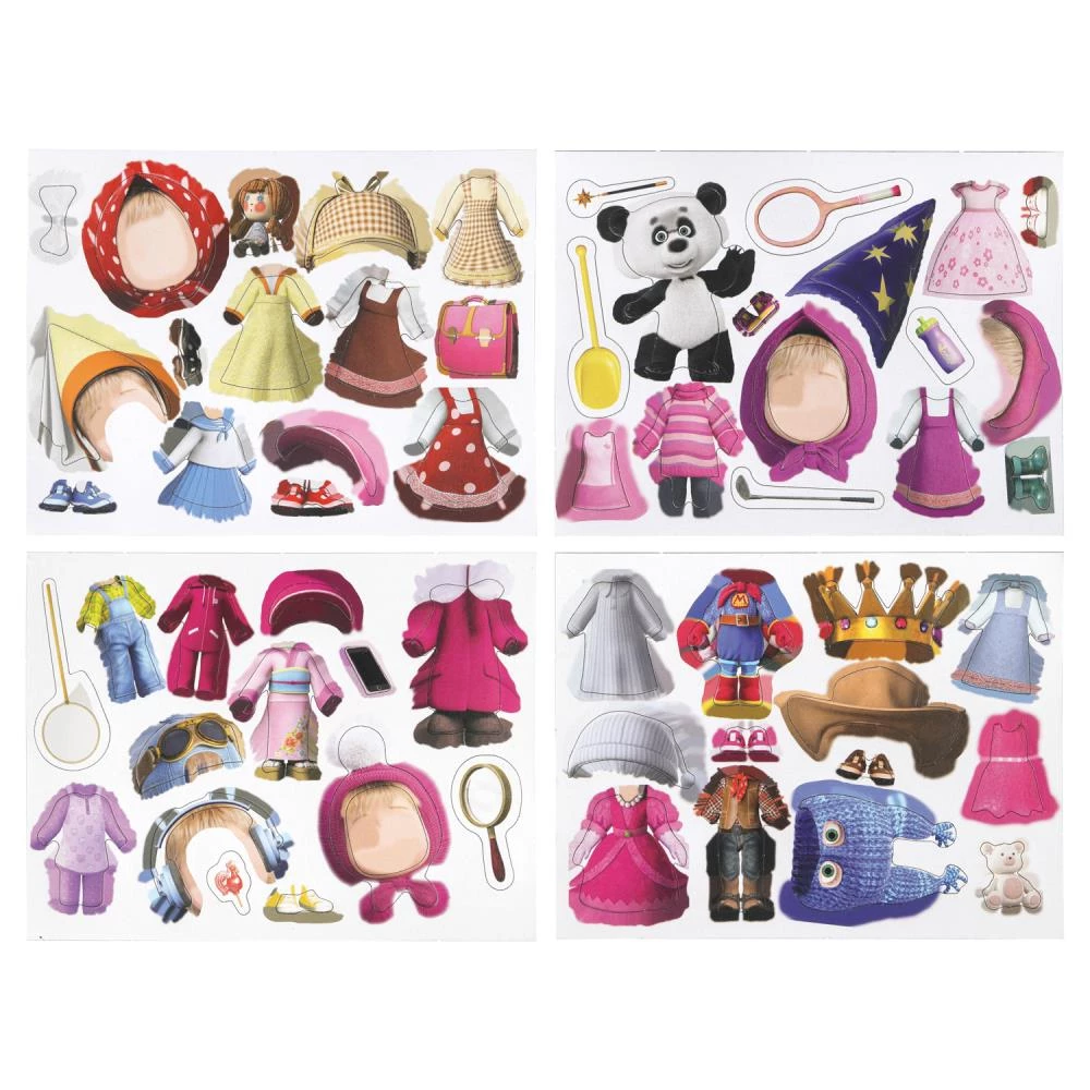 Маша и Медведь. Развивающая игра на магнитах