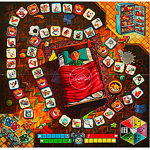 Board Game with a Bell. Don't Wake Daddy!