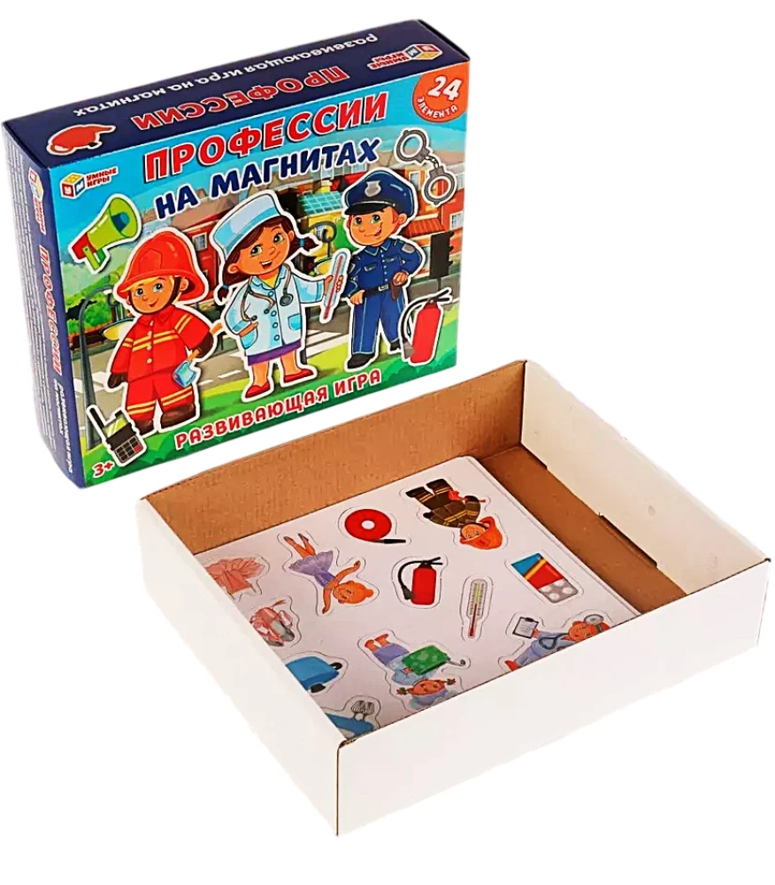 Развивающая игра на магнитах. Профессии