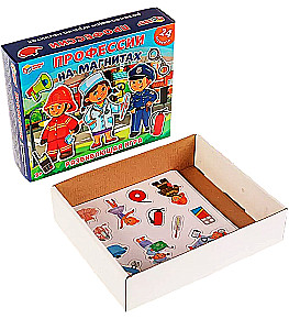 Развивающая игра на магнитах. Профессии