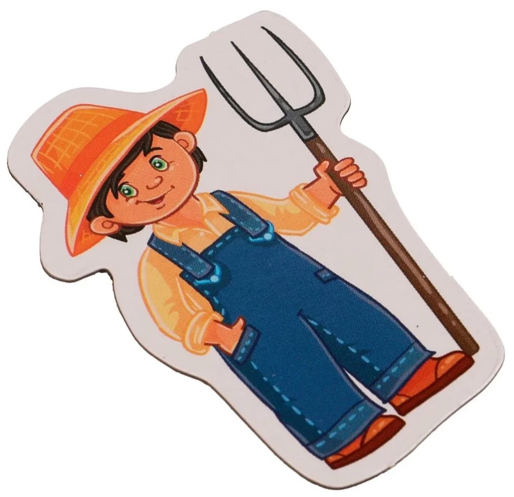 Развивающая игра на магнитах. Профессии