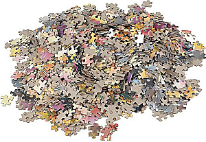 Пазлы классические в коробке. Кот на закате. 1000 деталей