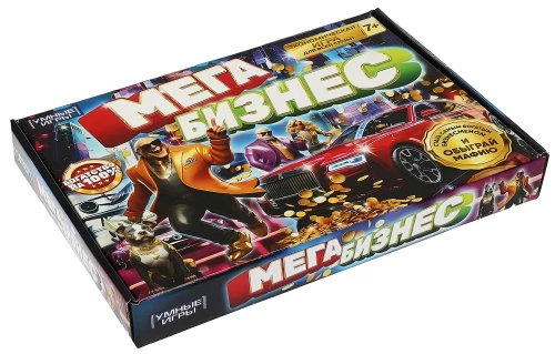 Board game. Millionaire. Mega Business