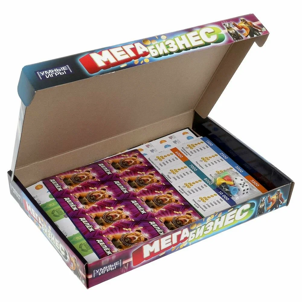 Board game. Millionaire. Mega Business