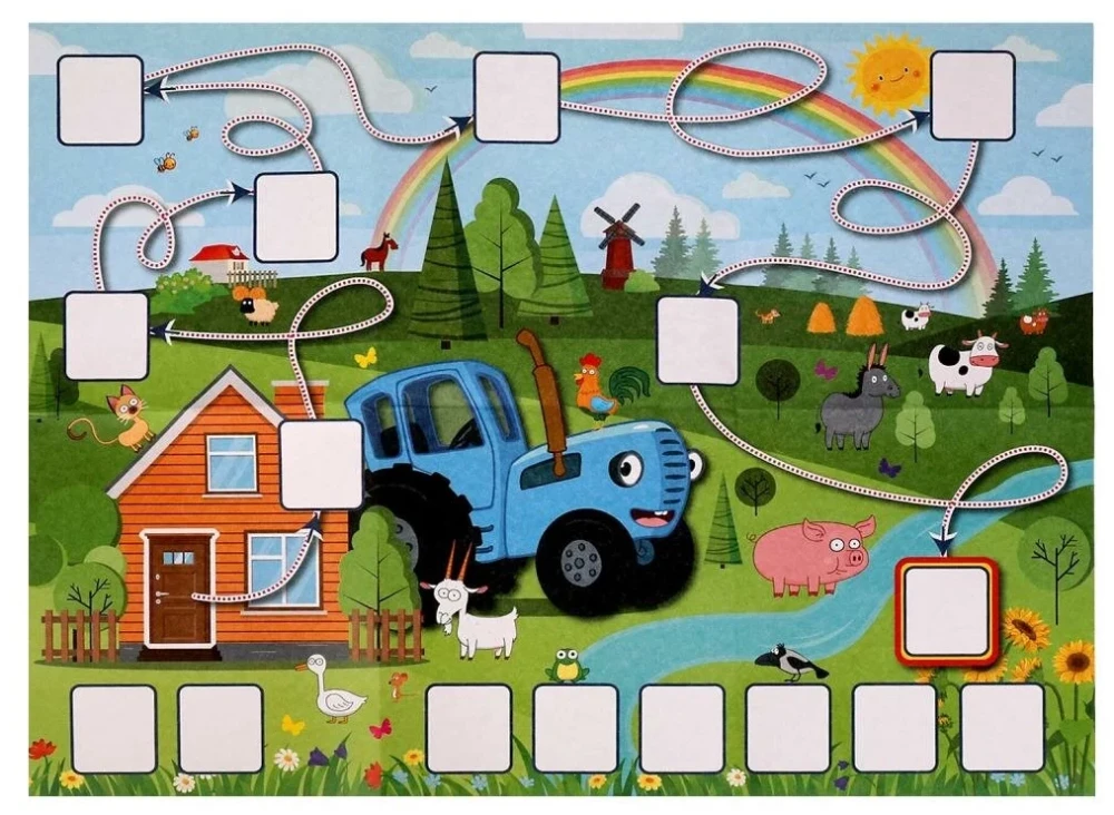 Настольная игра - Мега-квест. Синий Трактор