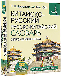 Chińsko-rosyjski rosyjsko-chiński słownik z wymową