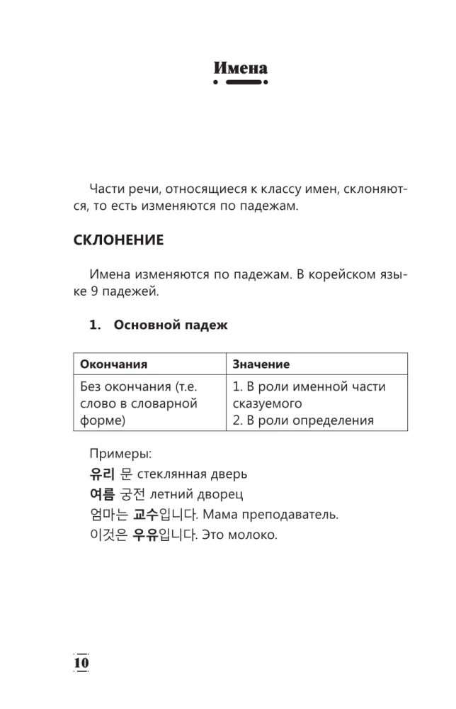 Полная грамматика корейского языка в схемах и таблицах