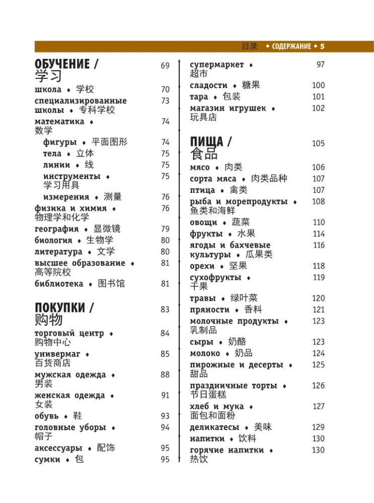 Chińsko-rosyjski słownik wizualny