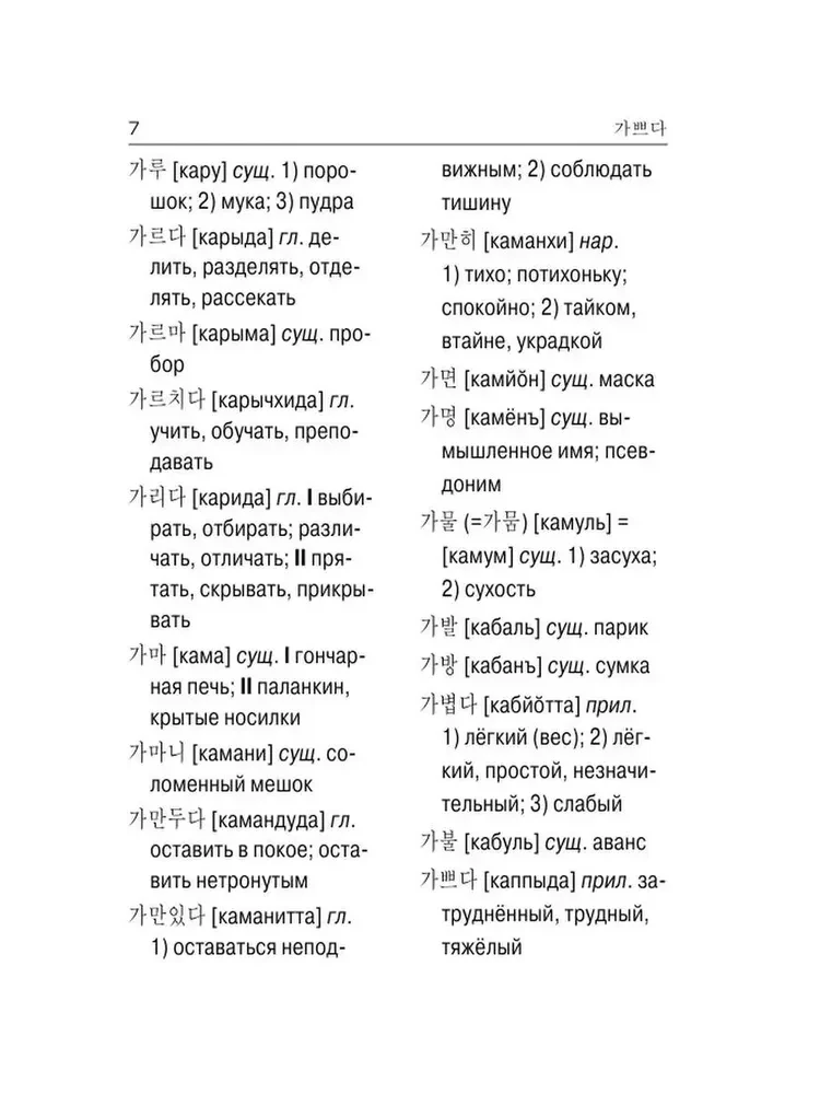 Korejiešu-krievu krievu-korejiešu vārdnīca