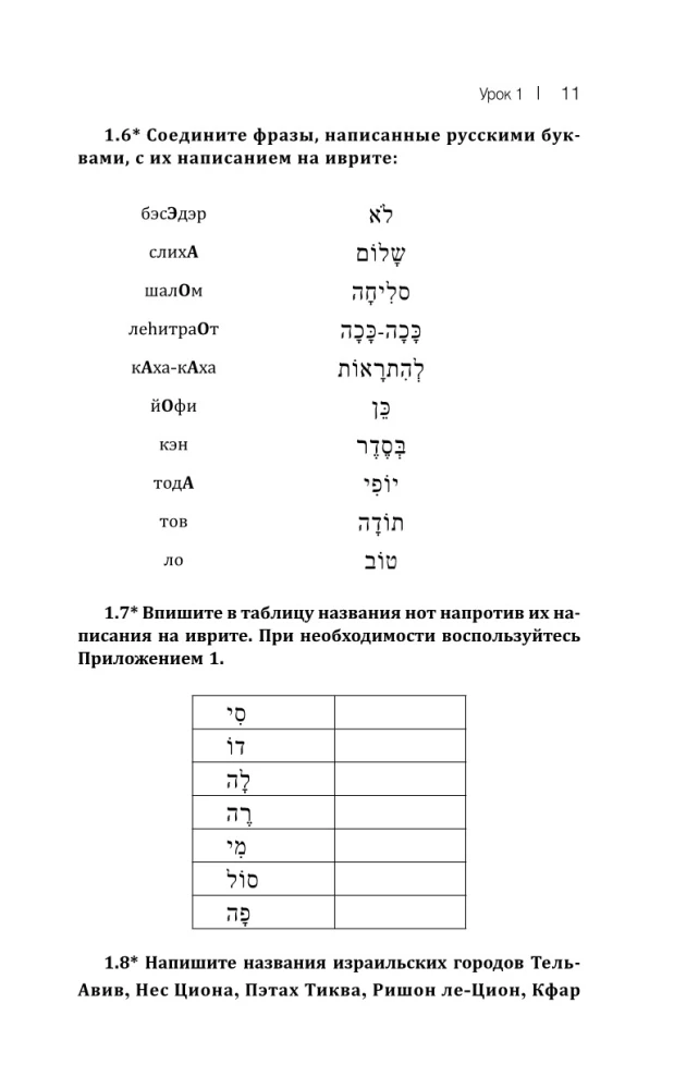 Ivrit! Liels saprotams pašmācības materiāls