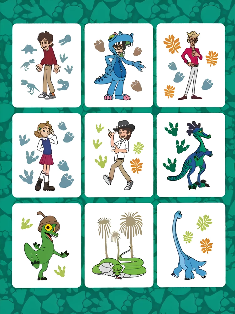 Doctor Dinosaurs. Stick and Color