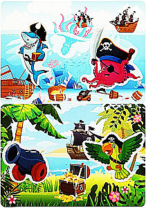 IQ-липучки из пластика - Храбрые пираты