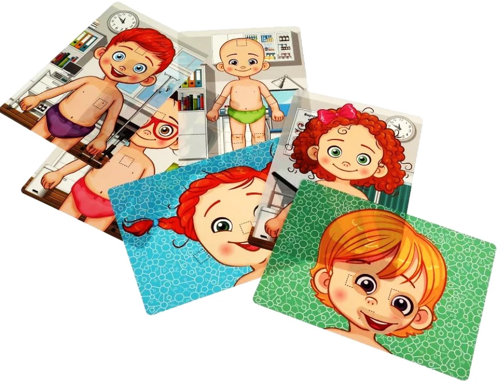 IQ-липучки из пластика - Тело человека