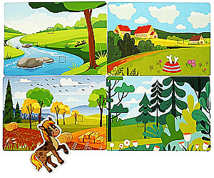 IQ Липучки из пластика - Кто где живёт?