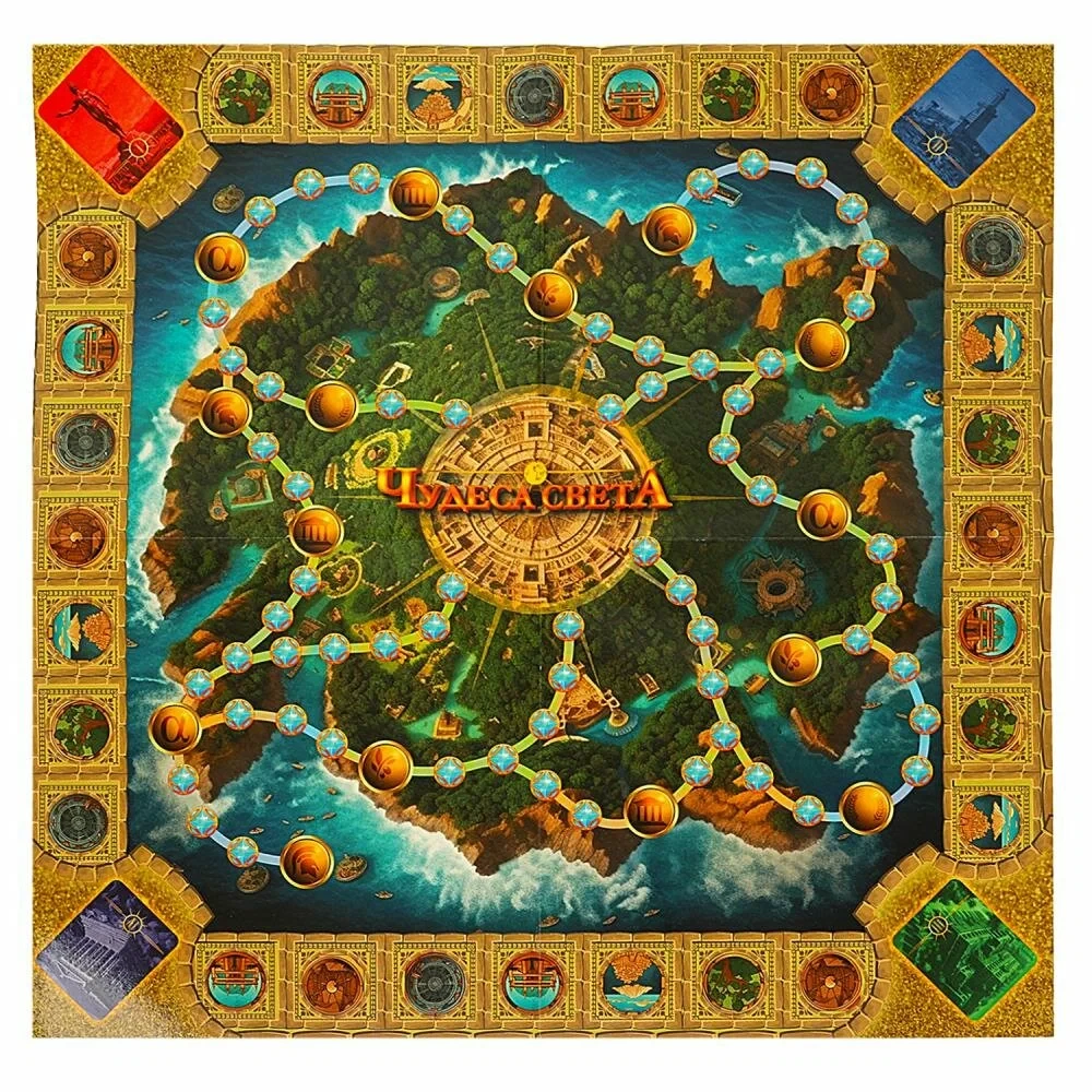 Настольная игра-ходилка - Чудеса света
