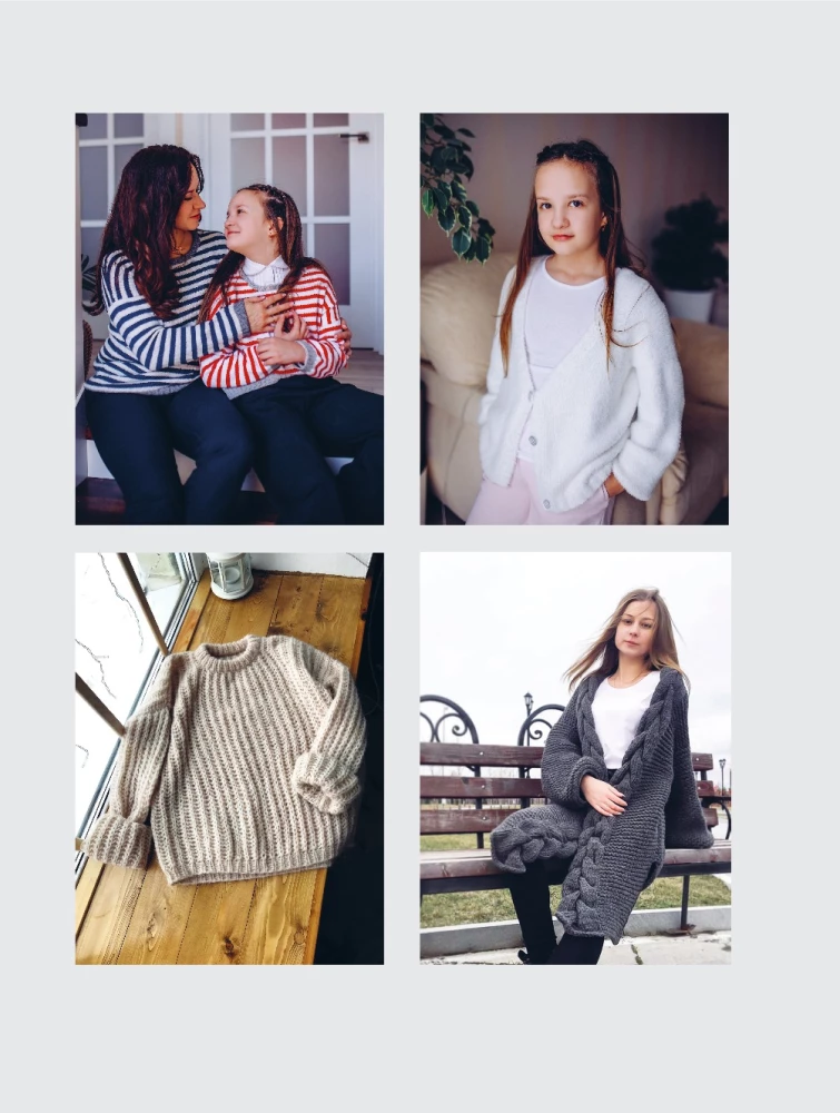 Вязание ОВЕРСАЙЗ. Когда комфорт встречается с модой. Практический гид по дизайнерскому вязанию на спицах