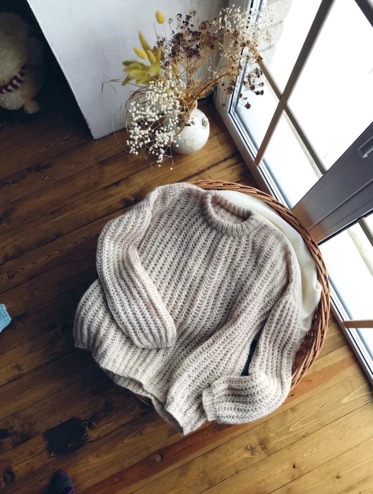 Вязание ОВЕРСАЙЗ. Когда комфорт встречается с модой. Практический гид по дизайнерскому вязанию на спицах