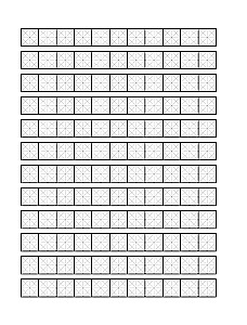 Тетрадь для иероглифов цапли и цветы
