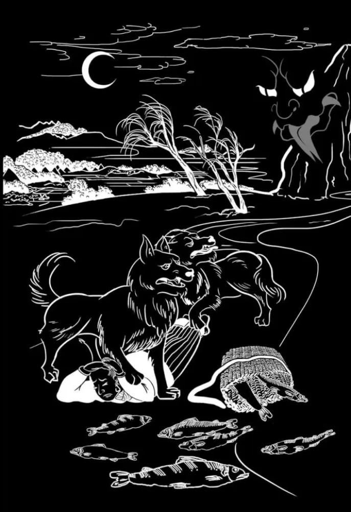 Sniegas, uždengiantis pėdsakus. Japonų pasakos, geros ir baisios