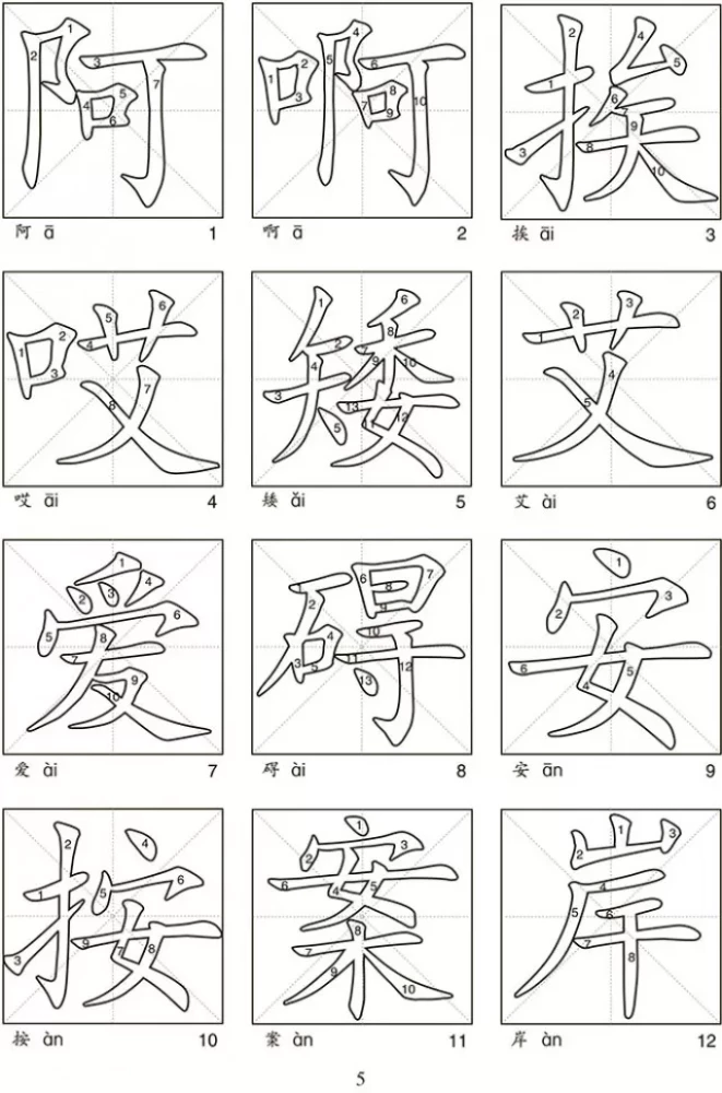 Hiina hieroglüüdid kaartides