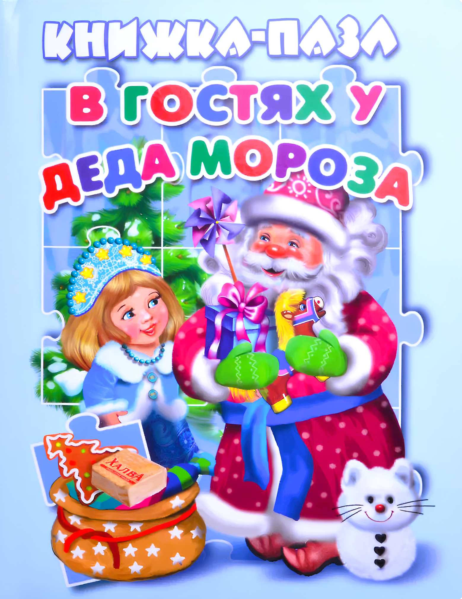 Visiting Santa Claus. Puzzle Book