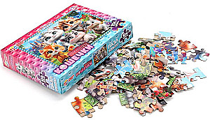 Koteczki Księżniczki. Puzzle w pudełku 104 elementy